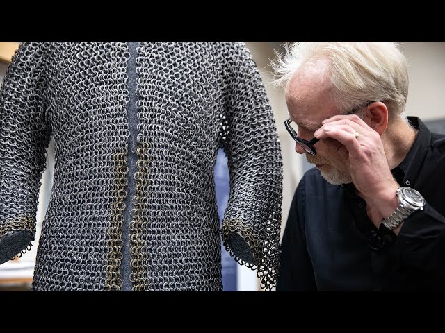 Adam Savage Learns How Real Chain Mail Is Restored!