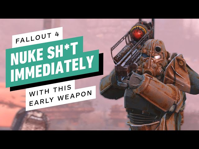 Fallout 4 - How to Get the Fat Man Early (Mini Nuke Launcher)