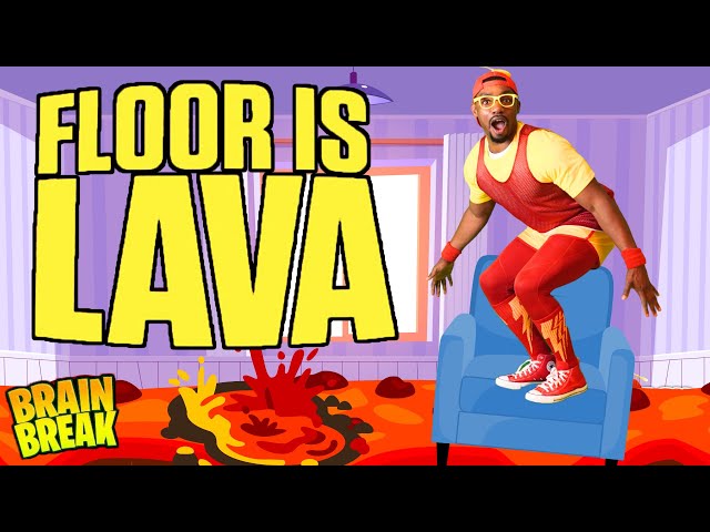 "The Floor is Lava Song!" 🌋| Kids Brain Break Activity | Freeze Dance