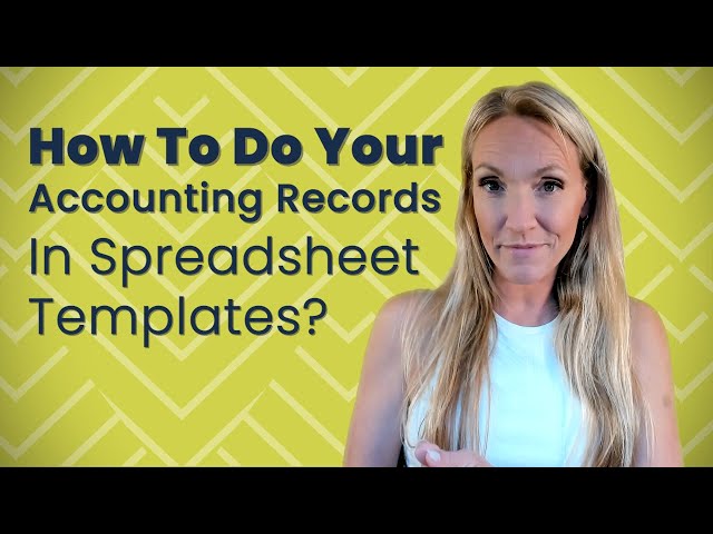 Full Accounting Spreadsheets For Business - Master Your Accounting & Taxes Spreadsheet Templates