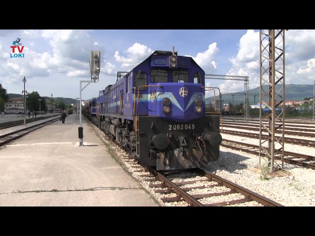Croatian freight train Knin 2017.