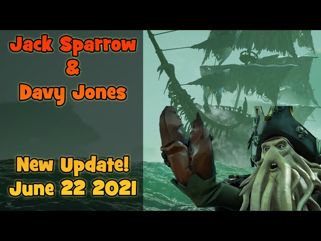 DAVY JONES AND JACK SPARROW! Sea of Thieves UPDATE! HUGE NEWS! Trailer reaction and discussion!