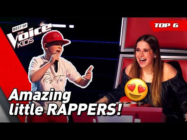 Little RAPPERS on The Voice Kids | Top 6