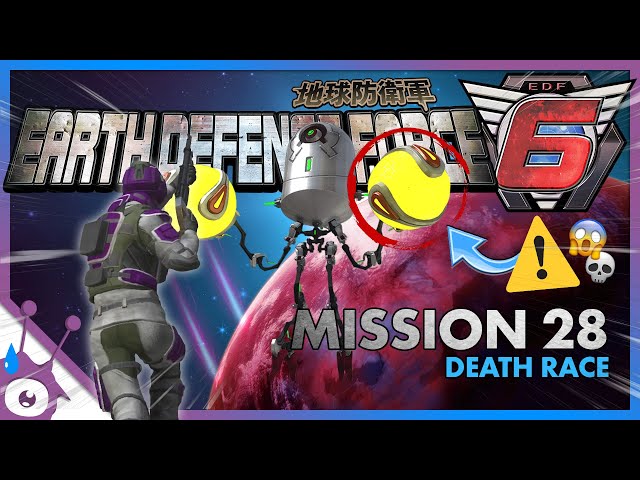 Earth Defense Force 6 - Mission 28 (English Version) - Death Race - PS5