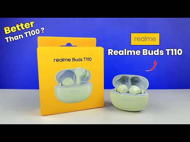 Realme Buds T110 Earbuds New Game Changer ⚡ Better Than Realme T100 ⚡ Should buy in 1500? ⚡