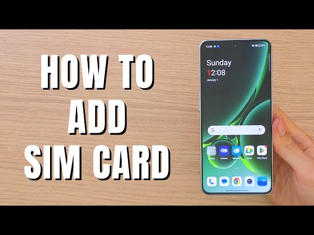 OnePlus Nord 3 - How To Add Sim card
