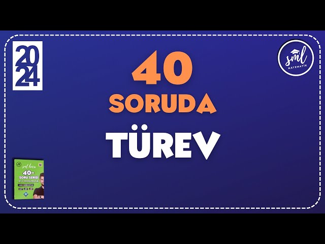 40 SORUDA "TÜREV" 2024 - AYT Matematik Tekrar Kampı 🚀