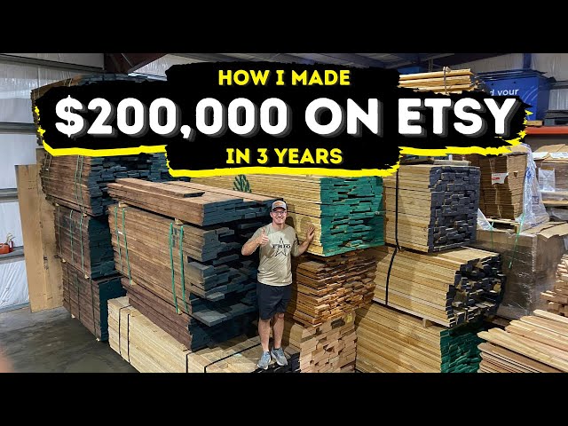 My Tips for Growing Your Etsy Woodworking Shop | I Now Do Over $1,000,000 a year