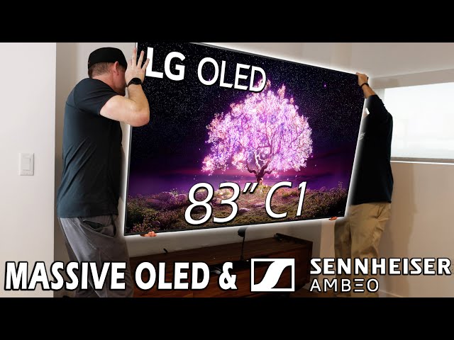 83" LG C1 OLED with Sennheiser Ambeo 5.1.4 Soundbar