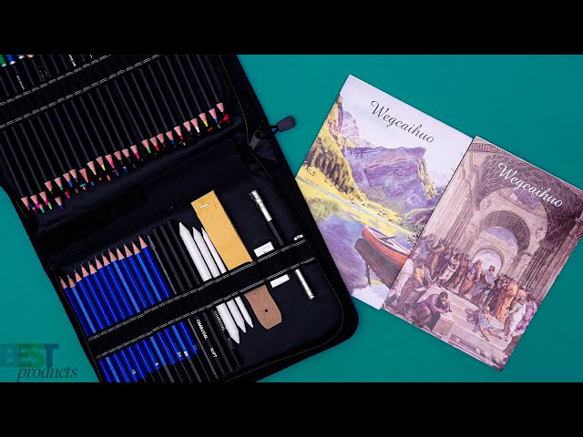 Wegcaihuo 96 Pack Drawing Pencils Set | Unboxing & Review