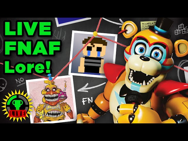 GTLIVE: FNAF Theorists Unite To SOLVE The LORE! | Theory Crafting With @FuhNaff and Jackbox Party 4