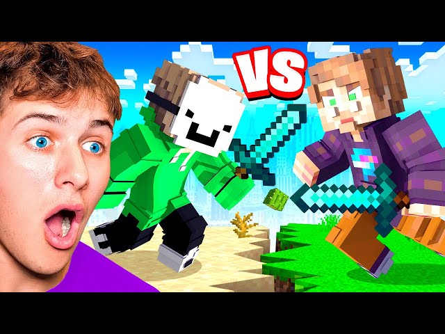 MrBeast vs DREAM Minecraft BATTLE! (full fight)