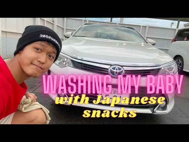 Car wash after a month/ Duh ai in a lo bal tawh a/ Japanese snacks shopping