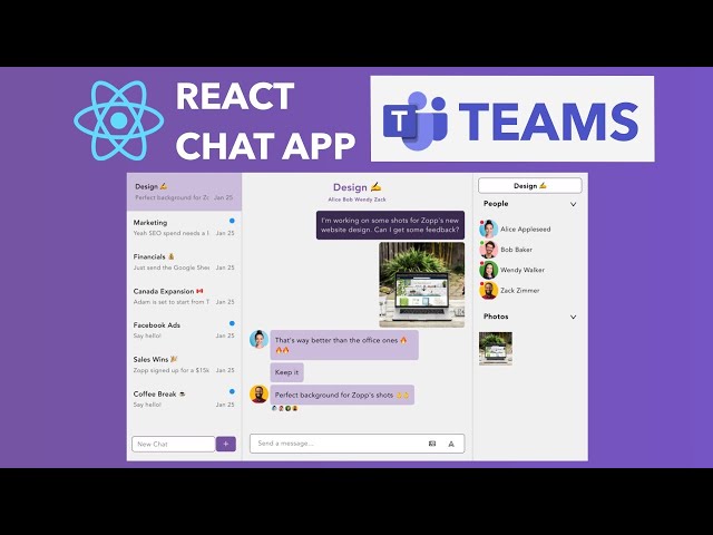 Chat Application using React JS - Build and Deploy a Chat App in 1 Hour (Microsoft Teams)