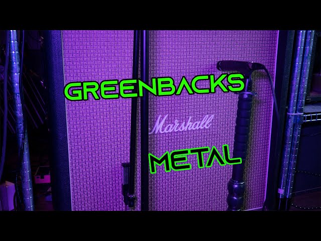 METAL with an old Greenback Cab | Marshall 1960BX