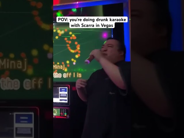pov: drunk karaoke with scarra
