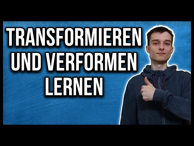 Photoshop transformieren und verformen lernen inklusive Referenzpunkt Tutorial german