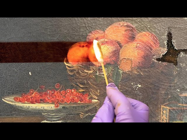 How An Old Oil Painting Is Professionally Restored