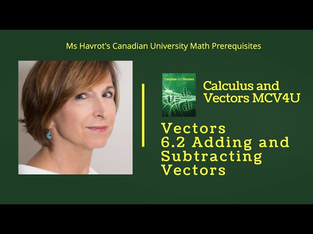 Vectors 6.2 Adding and Subtracting Vectors