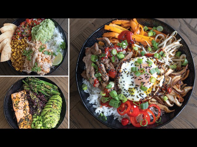 My Go-To HIGH PROTEIN Bowls  **TOP 3 RECIPES**