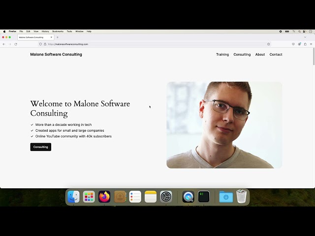 Announcement: Malone Software Consulting