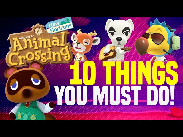 10 Things You MUST Do in Animal Crossing New Horizons!