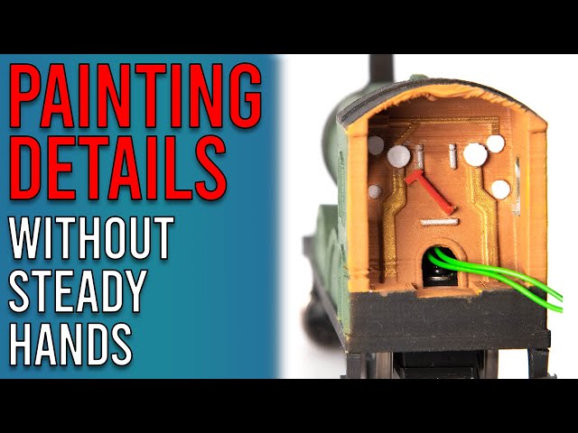 Model Train Painting Experiment | Paint Detail Without Steady Hands!
