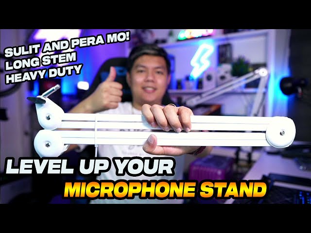 A Cheap Boom Arm For Heavy Mics -  Boomi Mic Arm Review! SULIT AND PERA MO DITO!