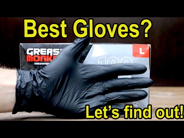 Best Gloves (Nitrile vs Latex)? Venom Steel vs Grease Monkey, Hardy, Phantom, Raven, Gloveworks