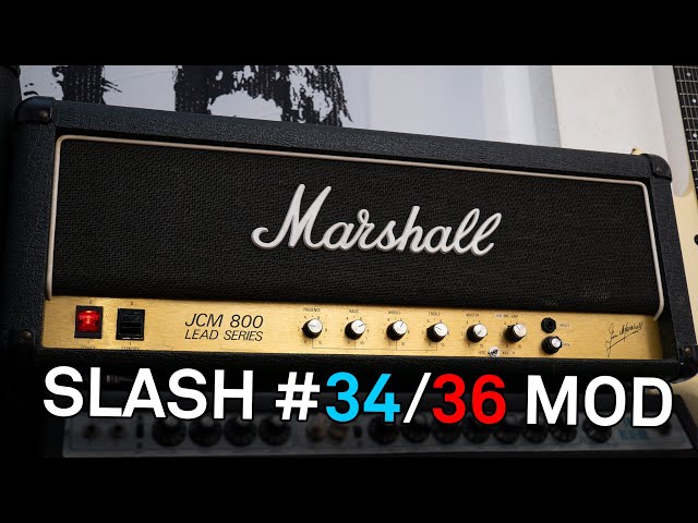 Slash #34/36 Mod in 1983 Marshall JCM800 2203