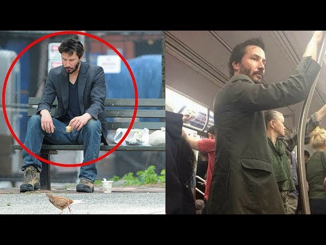 Der Schauspieler fährt U-Bahn und isst mit Obdachlosen. Er verschenkt sein Geld an die Bedürftigen!