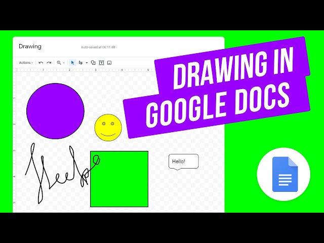 How To Draw on Google Docs 2021 Complete Tutorial