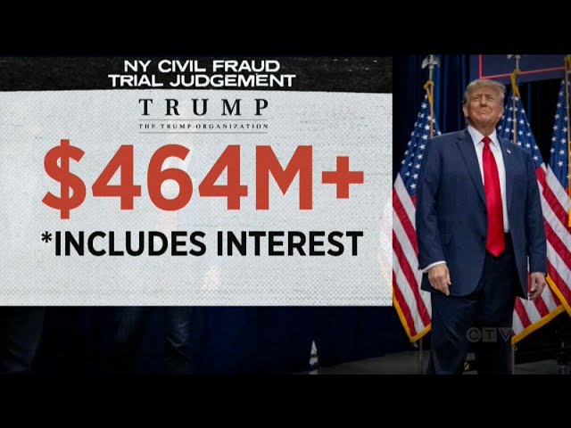 Trump unable to pay US$464M bond in fraud case: lawyers
