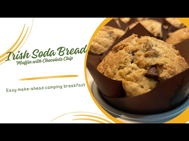 Food | Irish Soda Bread Muffins with Chocolate Chip | Easy Make-Ahead Breakfast