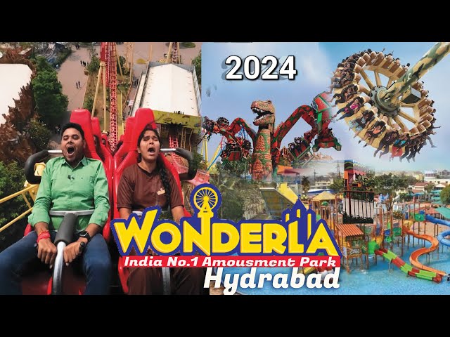 Wonderla Hydrabad | INDIA Biggest Amusement Park Water Park | वंडरला हैदराबाद