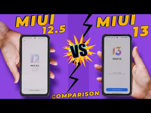 ⚡⚡MIUI 13 VS MIUI 12.5 SIDE BY SIDE COMPARISON | ALL FEATURES OF MIUI 13 EXPLAINED | WHAT'S NEW🔥🔥