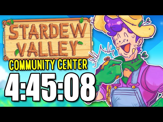I fixed the Community Center as fast as possible in Stardew Valley!