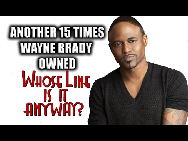 Another 15 Times Wayne Brady Owned "Whose Line Is It, Anyway?"