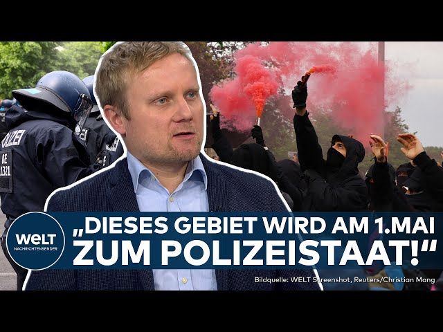 BERLIN: Polizei bereitet sich auf Randale am 1. Mai vor - So wird kontrolliert!