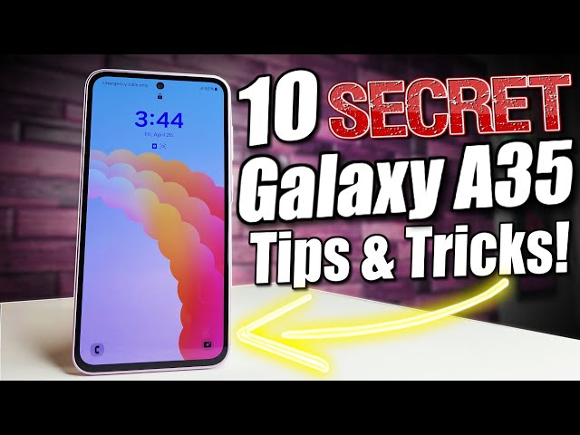 Samsung Galaxy A35 5G Tips & Tricks! (Hidden Features)