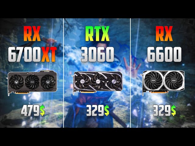 RX 6700 XT vs RTX 3060 vs RX 6600 - Test in 8 Games