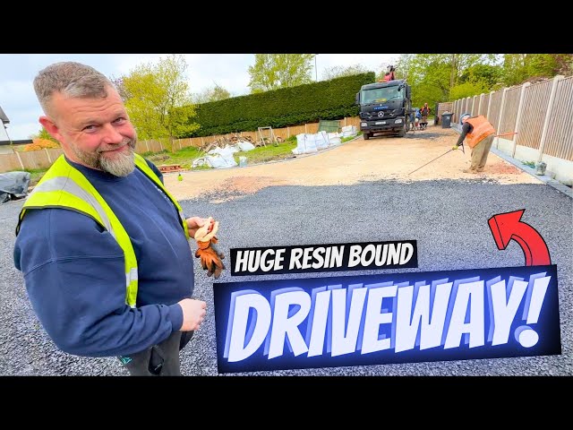 This Will Be The Best Resin Bound Driveway On YouTube
