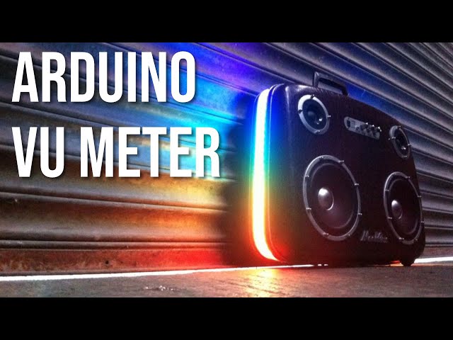 Arduino sound reactive VU meter WS2812B LEDs