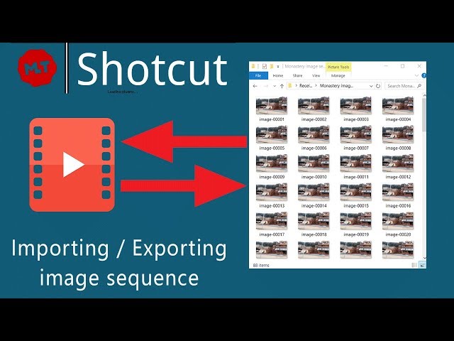 Importing / exporting image sequence - Shotcut Video Editor