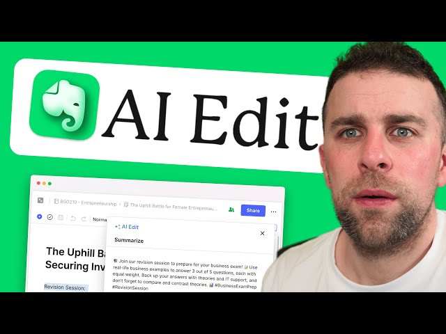 Evernote AI Edit & Recent Upgrades: Summarized!