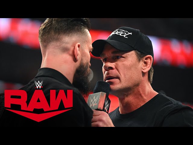 John Cena to Austin Theory "I’ll face you at WrestleMania but you’re not ready”: Raw, March 6, 2023