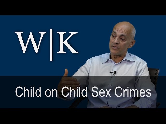 Child on Child Sex Crimes in California