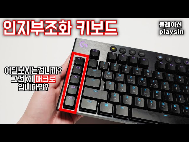 Where are you looking? Is that my macro? / Logitech G913 / [4K] [playsin플레이신]