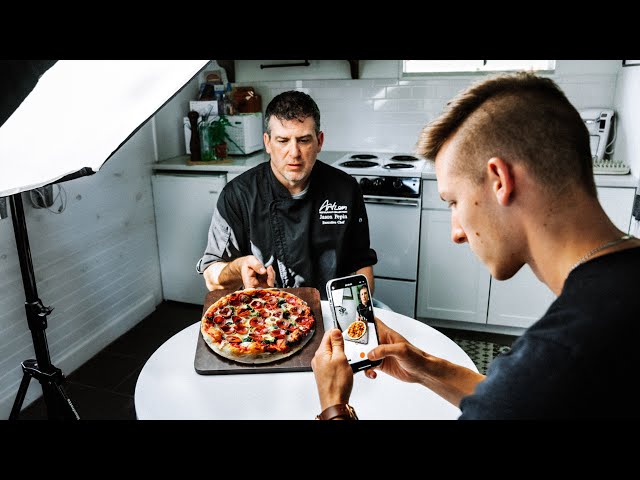 I Filmed A PIZZA Commercial with my iPHONE!