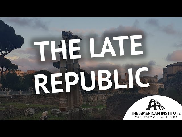 Digging History 10: The Late Republic - Ancient Rome Live